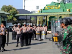 Jelang Pengamanan Pemilu 2024, Puluhan Personel TNI Polri Latihan Gabungan PHH