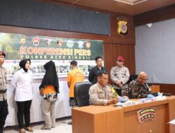 Polres Aceh Singkil Gelar Konferensi Pers Terkait Penganiayaan Anak Kandung Hingga Meninggal