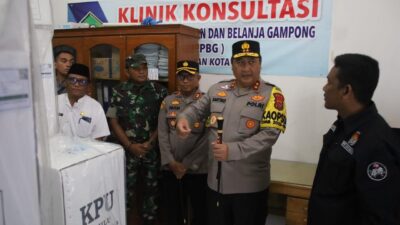 Kapolda Aceh Cek Kesiapan Pengamanan Pemilu di Pidie