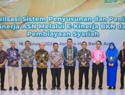 Bank Aceh dan BPKSDM Banda Aceh Gelar Sosialisasi E-Kinerja dan Pembiayaan Syariah 800 ASN PPPK