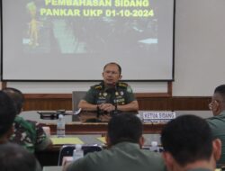 Kasdim 0101/KBA Pimpin Rapat Sidang Usulan Kenaikan Pangkat Personel