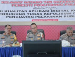 Tim Puslitbang Polri Lakukan Penelitian di Polda Aceh