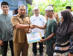 Pj Bupati Iswanto Letakkan Batu Pertama Pembangunan Rumah Layak Huni