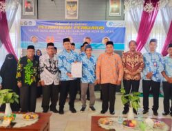 IGI Aceh Selatan dikukuhkan, Orprof Guru Diharapkan Bersinergitas Majukan Pendidikan