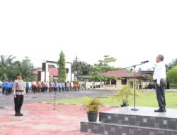 Polres Aceh Singkil Adakan Apel Gelar Pasukan Operasi Keselamatan Seulawah 2024