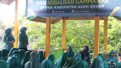 PKK Aceh Besar Gelar Zikir Bersama dan Sosialisasi Gammawar di Lhoknga