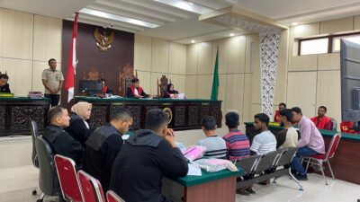 Etnis Rohingya Mulai Bersaksi di PN Jantho, Polisi Ikut Mendampingi