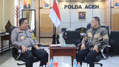 Kapolda Aceh Terima Audiensi GM Garuda Indonesia Cabang Aceh