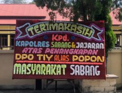 Berhasil Tangkap DPO Kasus Pengancaman, Polres Sabang Banjir Pujian