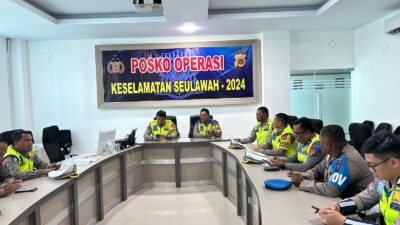 Ditlantas Polda Aceh Gelar Anev Operasi Keselamatan Seulawah 2024