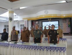 Kasdim 0101/KBA Wakili Dandim Hadiri Rapat Koordinasi Pengendali Inflasi Daerah