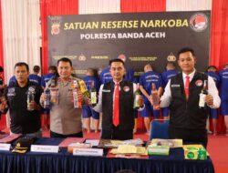 Operasi Antik Seulawah 2024, Polresta Banda Aceh Tangkap 19 Tersangka