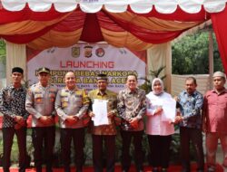 Polresta Launching Lhong Raya Sebagai Kampung Bebas Narkoba