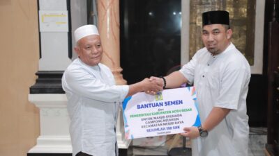 Tim Pemerintah Aceh dan Pj Bupati Aceh Besar Safari Ramadhan di Masjid Syuhada Neuheun
