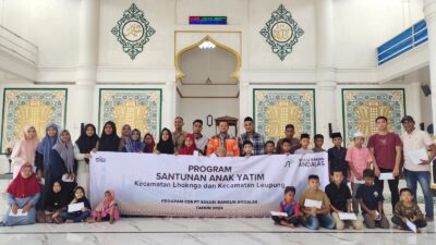 Berbagi Kebahagiaan Ramadhan, PT Solusi Bangun Andalas Santuni Anak Yatim