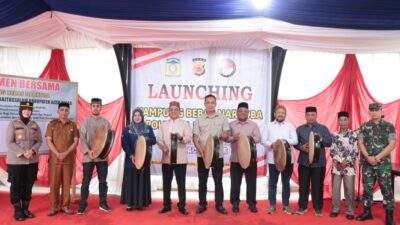 Sekda Aceh Besar Hadiri Launching Kampung Bebas Narkoba di Baet