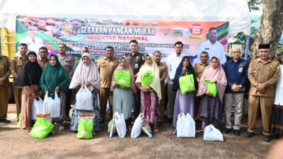 Pemkab Aceh Besar Gelar Pangan Murah Serentak Nasional di Darul Kamal
