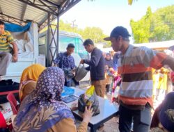 Warga Padati Pasar Murah Yang Digelar Disperindagkop dan UKM Kota Sabang