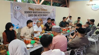 Berbagi Kebahagiaan Bulan Ramadhan, DPD SWI Aceh Barat Santuni Anak Yatim