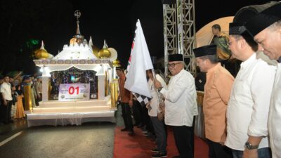 Dilepas Pj Gubernur Aceh, Pawai Takbir Idul Fitri 1445 H Berlangsung Meriah