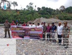 Tertibkan Tambang Ilegal, Polres Nagan Raya Adakan Patroli Gabungan