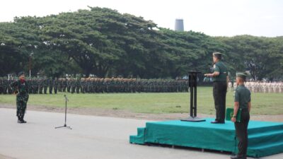 Pangdam IM Pimpin Upacara Bulanan Se Garnisun Kota Banda Aceh