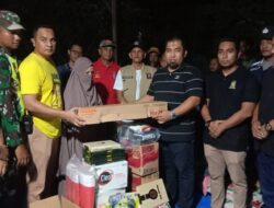 Pj Bupati Iswanto Antar Langsung Bantuan Masa Panik Korban Kebakaran Meunasah Manyang