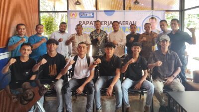 AFA Gelar Rakerda, Ketua Pelatda PON KONI Aceh ‘Bakar’ Semangat Pemain Futsal