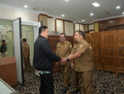 Bersama Pj Gubernur Aceh, Pj Bupati Iswanto Sambut Kedatangan Irjen Kemendagri