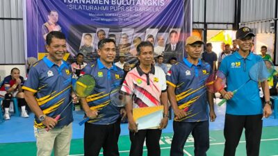 Dibuka Sekda Aceh Barat, Delapan Dinas Ramaikan Turnament Badminton PUPR Se-Barsela