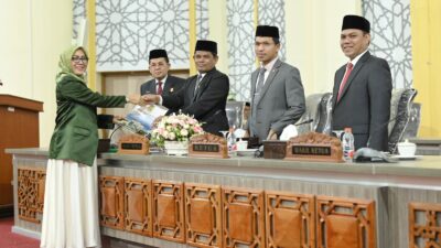 Dewan Sampaikan Rekomendasi LKPJ Wali Kota Banda Aceh Tahun 2023