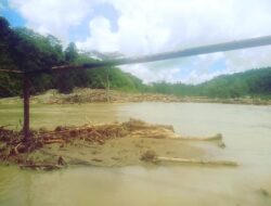 Rusak Dihantam Banjir, PUPR Nagan Raya Belum Bangun Jembatan Gantung Beutong Ateuh