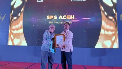 Aceh Terima Penghargaan Terbaik Nasional SPS Awards 2024