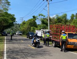 Razia Rutin Satlantas Polres Sabang Jaring Lima Unit Ranmor