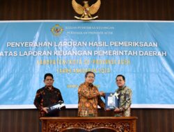 Banda Aceh Raih Opini WTP Ke-16 Kali Berturut-turut dari BPK RI