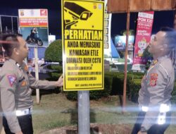 Ditlantas Polda Aceh Pasang Papan Rambu Peringatan ETLE di Sejumlah Traffic Light