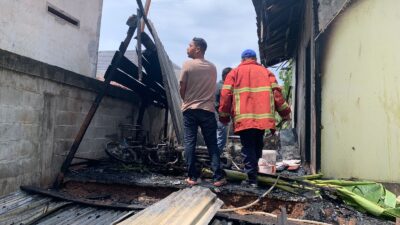 Kebakaran di Krueng Barona Jaya, Dua Rumah Dimangsa Api