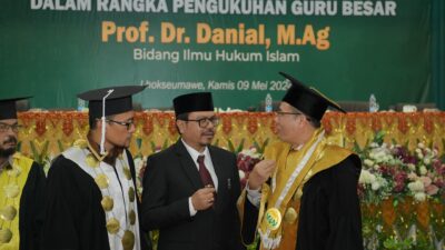 Penjabat Gubernur Harap Guru Besar di IAIN Lhokseumawe Berkontribusi Tingkatkan Pendidikan Aceh