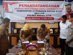 Pemkab Nagan Raya dan Polres Tandatangani NPDH Pengamanan Pilkada 2024