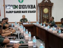 Kodim 0101/Kota Banda Aceh Gelar Sidang Penempatan Jabatan Bintara dan Tamtama