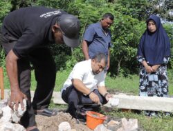Pj Bupati Aceh Besar Letakkan Batu Pertama Pembangunan Rumah Dhuafa Swadaya Warga
