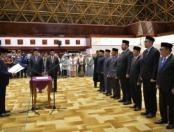 Lantik Tujuh Kepala SKPA, Pj Sekda Aceh Ingatkan Percepatan Realisasi APBA