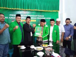 Maju Calon Bupati Nagan Raya, Tarmilin Usman Resmi Mendaftar ke DPW PPP Aceh