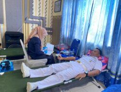 Sambut HUT ke 68 Penerbangan TNI AL, Lanudal Sabang Gelar Bakti Sosial Donor Darah