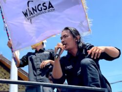 Desak Pemerintah Prioritaskan Pendidikan, Wangsa Gelar Demo Depan DPRK Aceh Barat