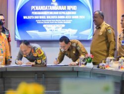 Pemko Banda Aceh Tandatangani NPHD Dengan Polresta dan Kodim 0101/KBA