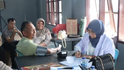 Personel Polres Aceh Singkil Lakukan Pemeriksaan Kesehatan Berkala Persiapan Menuju Pilkada 2024