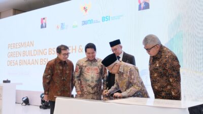Wapres RI Resmikan Gedung Landmark BSI Aceh