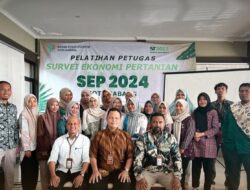 BPS Sabang Gelar Pelatihan Petugas Survei Ekonomi Pertanian