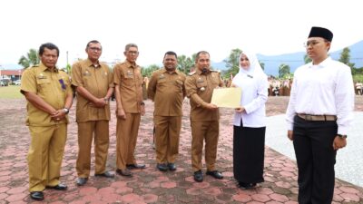 Pj Bupati Aceh Besar Serahkan SK PPPK